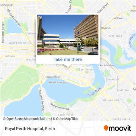 How to get to Royal Perth Hospital by bus or train?