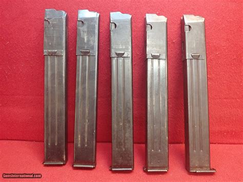 WWII Nazi German MP38 or MP40 9mm 32rd Submachine Gun Magazines Original Wartime Production LOT ...