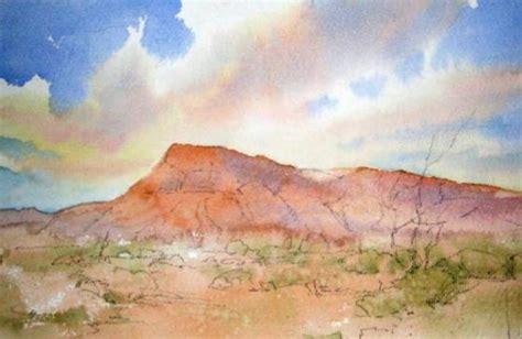 Watercolor Desert Landscape at GetDrawings | Free download