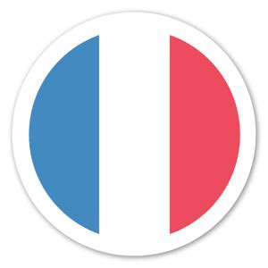 Buy France Flag Sticker - Die cut stickers - StickerApp