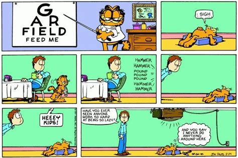 Garfield comic strip | Garfield comics, Funny comics, Garfield cartoon