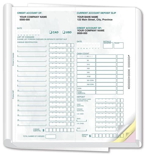 Deposit Slip Book | DFS