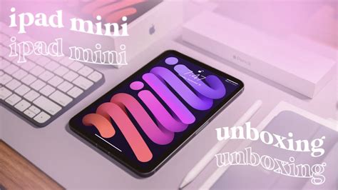 iPad Mini (PURPLE) 💜 + Accessories Unboxing | FIRST LOOK - YouTube