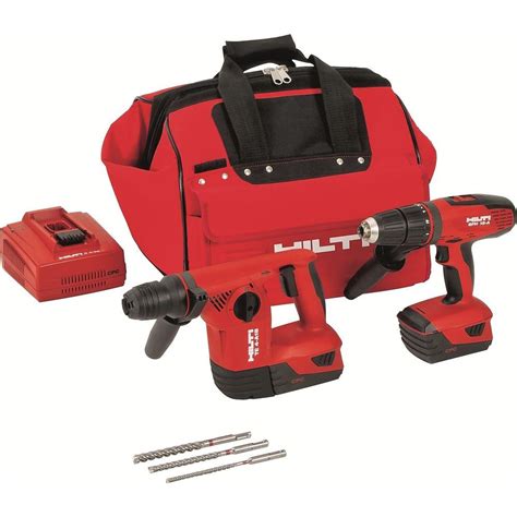 Hilti 18-Volt Lithium-Ion Cordless Rotary Hammer Drill/Hammer Drill ...