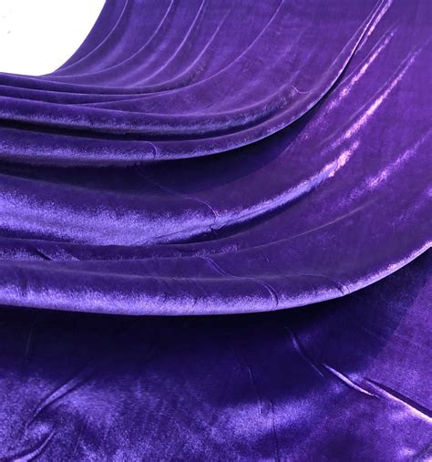 Stretch velvet 60 wide Beautiful purple color Fabric sold by the yard