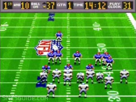 Madden NFL '94 - SNES Gameplay - YouTube