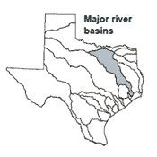 Trinity River Texas Map - Alaine Leonelle