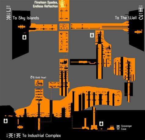 Rain World - Detailed Region Maps