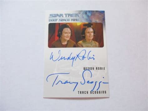 Star Trek DS9 Heroes & Villains Wendy Robie & Tracy Scoggins Dual ...