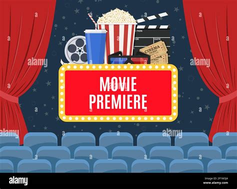 Movie premiere poster Stock Vector Image & Art - Alamy