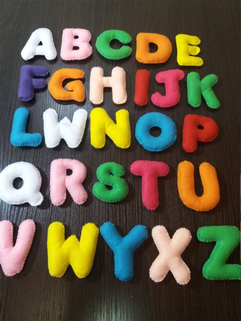 Alphabet felt letters Learning alphabet Educational toys Felt | Etsy