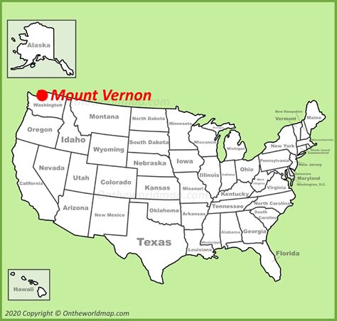 Mount Vernon Map | Washington, U.S. | Discover Mount Vernon with Detailed Maps