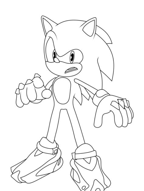 Sonic Prime Coloring Pages (14 Printable Sheets, Simple to Draw, Easy for Kids) - ColoringLive.com