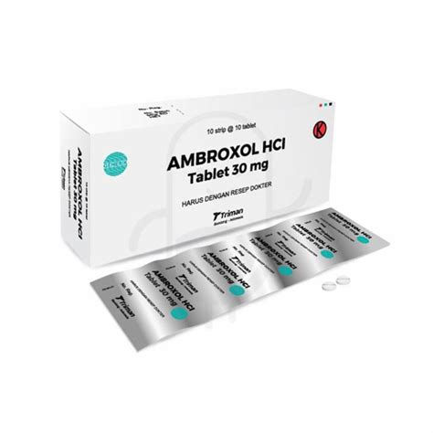 AMBROXOL HCL TRIMAN 30 MG STRIP 10 TABLET - Kegunaan, Efek Samping ...