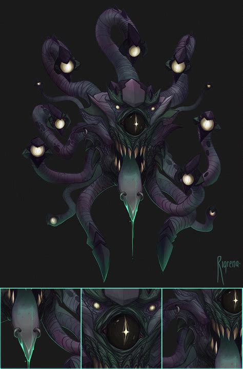 ArtStation - Beholder, Rigrena ★ Sanja Grbic | Creature concept art, Monster concept art ...