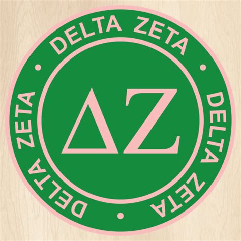 Delta Zeta Circle Logo SVG | Delta Zeta PNG Files | DZ Delta Zeta vector File | PNG, SVG, CDR ...