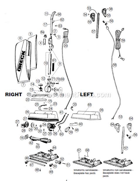 Oreck Xl Parts Diagram