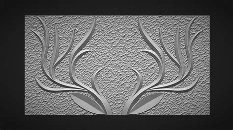 Deer antler wall decor 3D model - TurboSquid 2094338