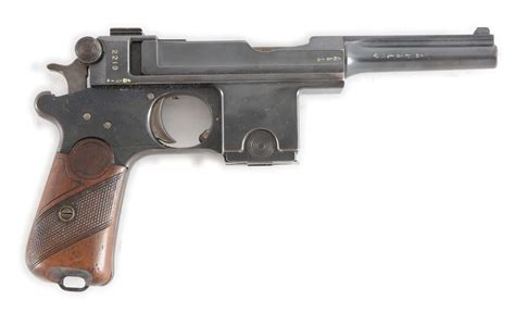 Lot Detail - (C) BERGMANN 1910 SEMI AUTOMATIC PISTOL.