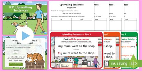 Uplevelling Sentence Writing Activities KS1