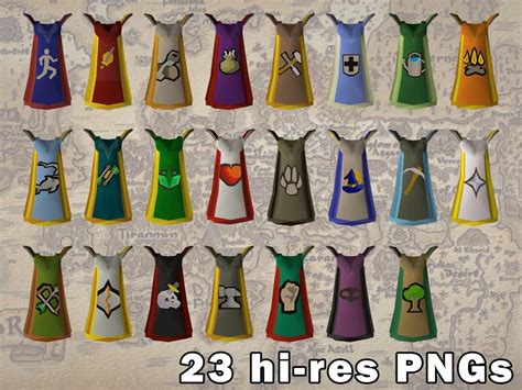 OSRS Skillcape Pngs 23 High Resolution Runescape Graphics - Etsy