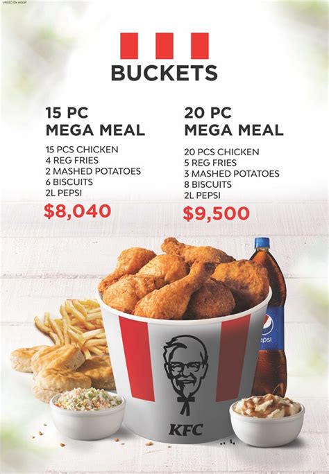 Our Menu – KFC GUYANA