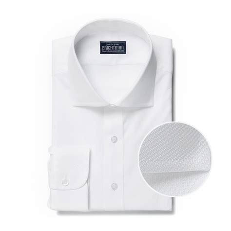 White Cotton Dress Shirt - Brightman