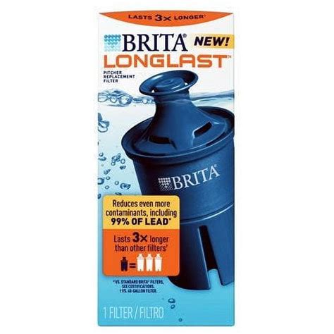 Brita Long Last Replacement Filter 1 Pack - Walmart.com