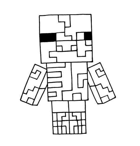 Minecraft Zombie Pigman Coloring Page Minecraft Coloring Pages Hot | The Best Porn Website