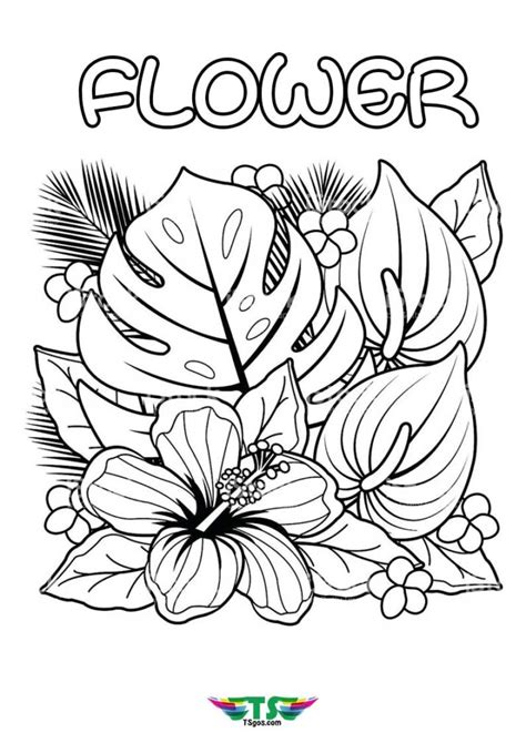 Skylark and Flowers coloring page | Free Printable Coloring Pages ...