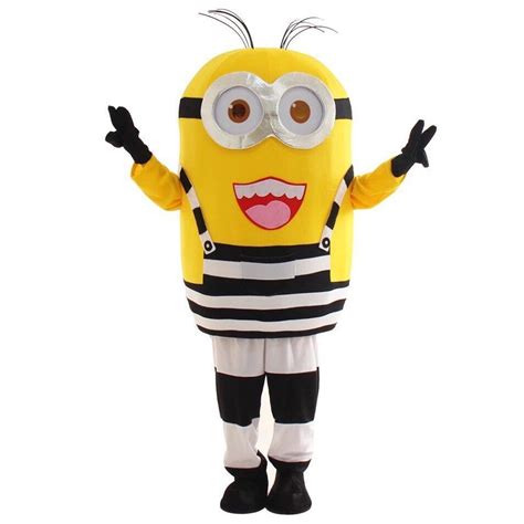 Minions Despicable Me Mascot Costume Cosplay Fancy Dress Outfit Adult ...