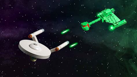 Star Trek (Enterprise NCC 1701 vs Klingon Warbird) | Lego star trek ...