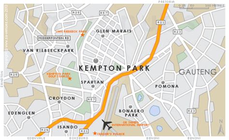 Kempton Park Map