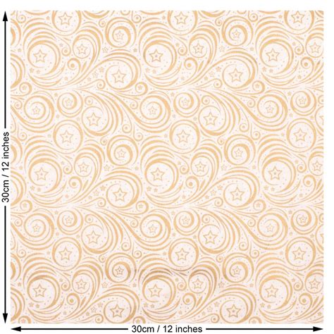 Festive Swirl Metallic Christmas Fabric. Ivory/Gold. | Sew Essential