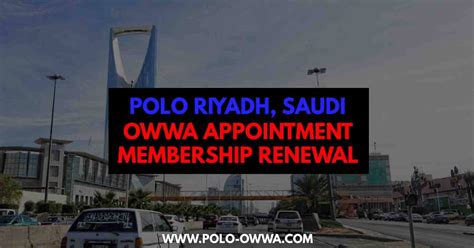 Schedule OWWA Appointment and Membership in Riyadh, Saudi Arabia | POLO-OWWA