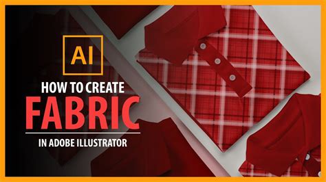 How to create FABRIC TEXTURE in Adobe Illustrator - Vector Tutorial - YouTube