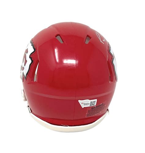 Patrick Mahomes II Signed Chiefs Speed Mini Helmet (Fanatics) | Pristine Auction