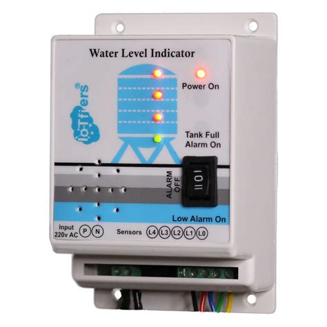 Water Level Indicator with Tank Full and Tank Empty Alarm - IoTfiers