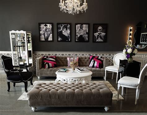 Hollywood Glamour Living Room Decor | Ralnosulwe