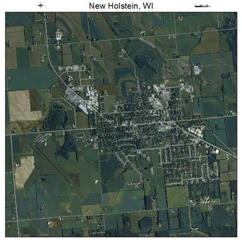 Aerial Photography Map of New Holstein, WI Wisconsin