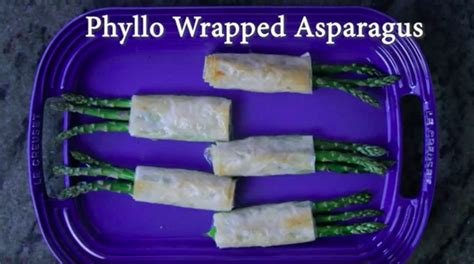 Phyllo Wrapped Asparagus - Eclectic Entertaining