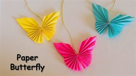 EASY Paper Butterfly | Origami Butterfly | Easy Paper Crafts | DIY ...