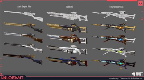 ArtStation - Chamber Ult Rifle Ideation, Anh Dang Concept Weapons ...