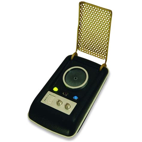 A Replica of the Classic 'Star Trek' Communicator With Sound Effects and Phrases From the ...