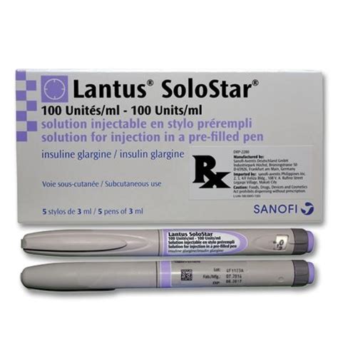 Lantus solostar 300i Pen Fills - Rosheta United Arab Emirates