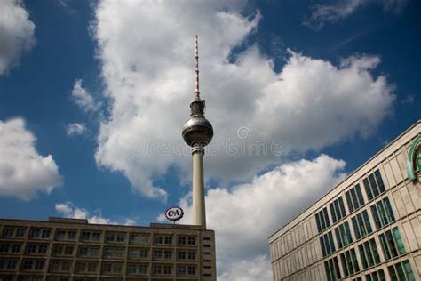 TV Tower Berlin Alexanderplatz Editorial Stock Image - Image of ...