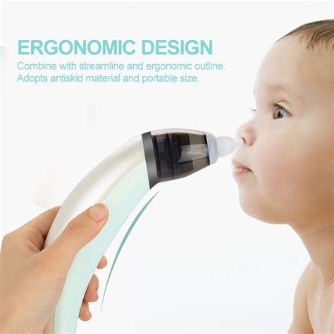 WALFRONT Professional Baby Nasal Aspirator Electric Nose Snot Sucker ...