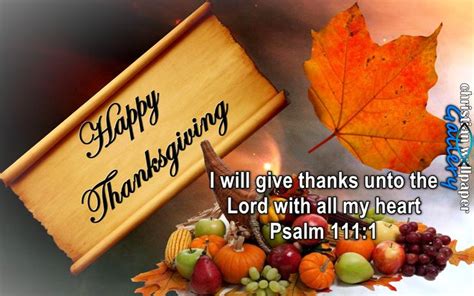 Thanksgiving Psalm 111 Verse 1 - Christian Wallpaper Gallery ...