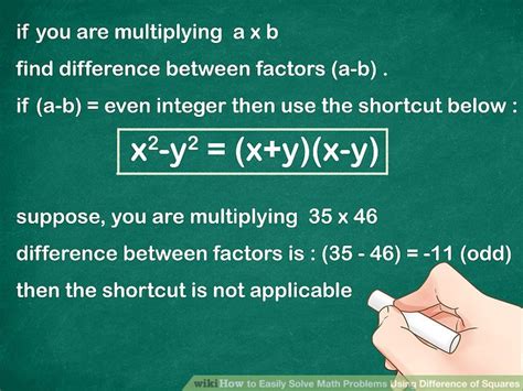 How to Easily Solve Math Problems Using Difference of Squares