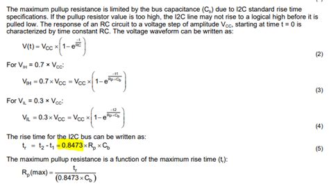 Pullup I2C Maximum Value Of Pull-up Resistor (explanation), 41% OFF